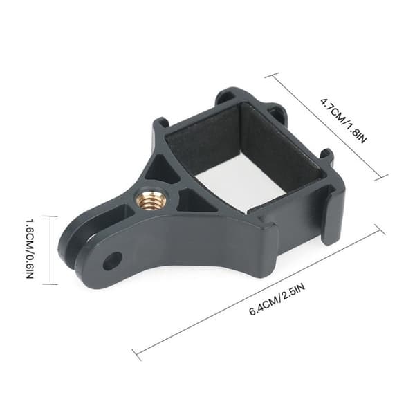 Bracket+Adapter RCSTQ för DJI Pocket 2 Expansionsadapterhållare Kamera Fast Anslutning Tillbehör