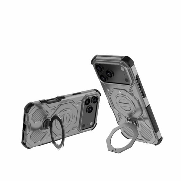 iPhone 18 Pro Max / iPhone 17 Pro Max Skal - Solid Färg med MagSafe Magnetisk TPU+PC Grå