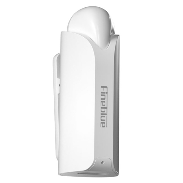Fineblue F5 PRO CVC8.0 brusreducerande Lavalier Unilateral Bluetooth-hörlurar Vit