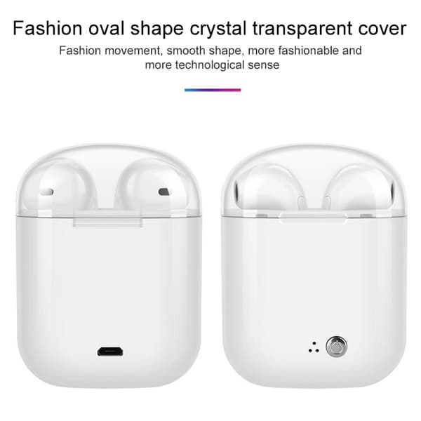 I7s Binaural Trådlösa Bluetooth-headset TWS-hörlurar med laddningsfack Plätering 4