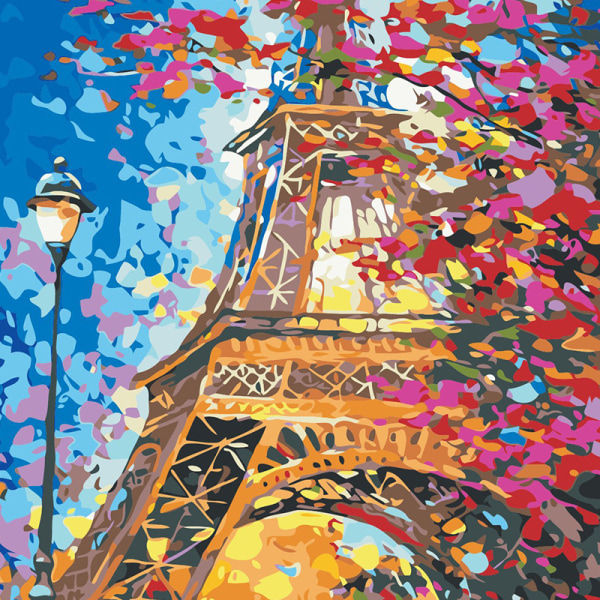 5D DIY Diamond painting - Eiffeltornet