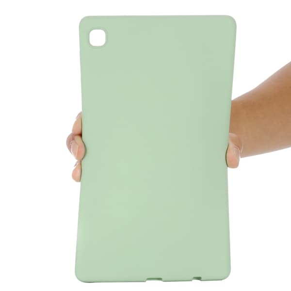 Samsung Galaxy Tab A7 Lite Solid Färg Silikon Stöttålig Tablet Fodral Grön