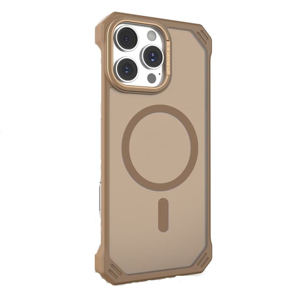 iPhone 16 Pro Starshield Frameless MagSafe Skal - Skyddande och Stilren Design Ökenguld
