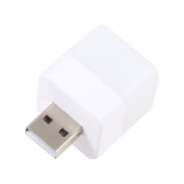Cube LED USB Mini Nattlampa (Varm Vit)