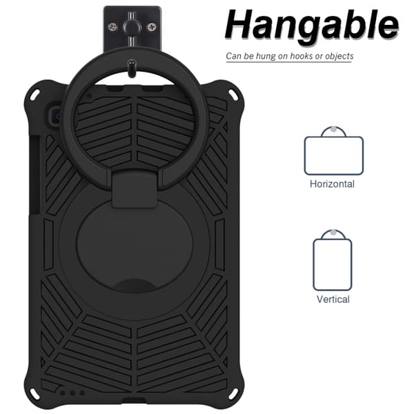 Samsung Galaxy Tab S6 Lite P610 Silikonfodral Spider King Svart