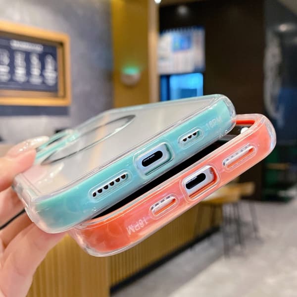 iPhone 16 Pro Max 3-i-1 Airbag CD Textur MagSafe Skal Rosa