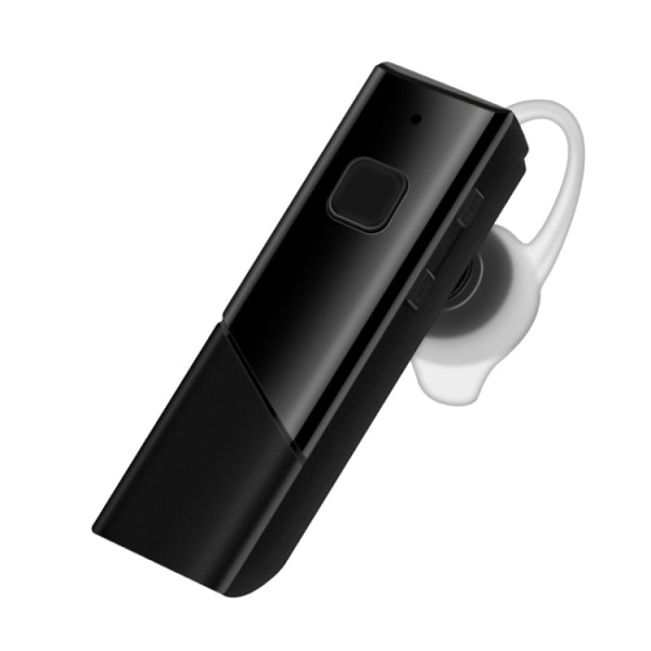 Enkel öra 4.2 Bluetooth-headset Stereo HIFI Sports Trådlös Bluetooth-headset A1 Svart