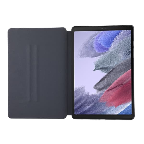 Samsung Galaxy Tab A9+ / A11+ skyddande läderfodral Svart