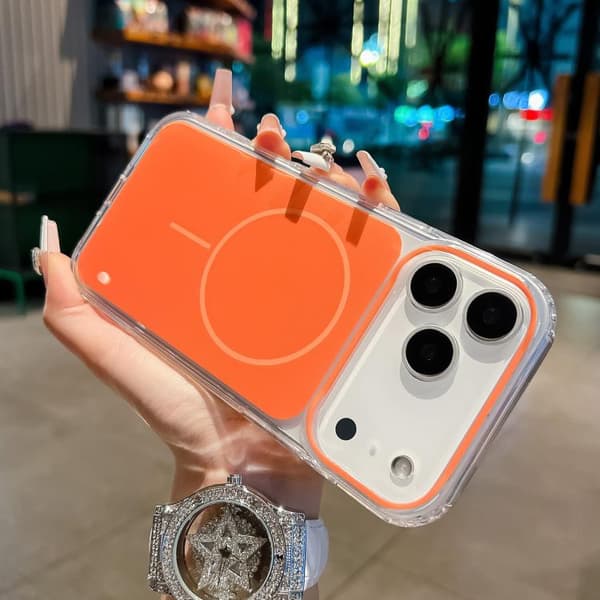 iPhone 18 Pro Max / iPhone 17 Pro Max Skal - Officiell Färg med MagSafe Vit