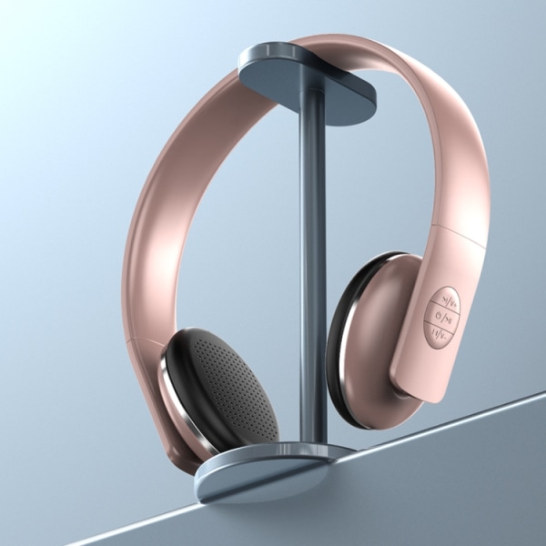 A50 Bass Stereo Trådlösa Bluetooth HIFI-headset med mikrofon Rosa