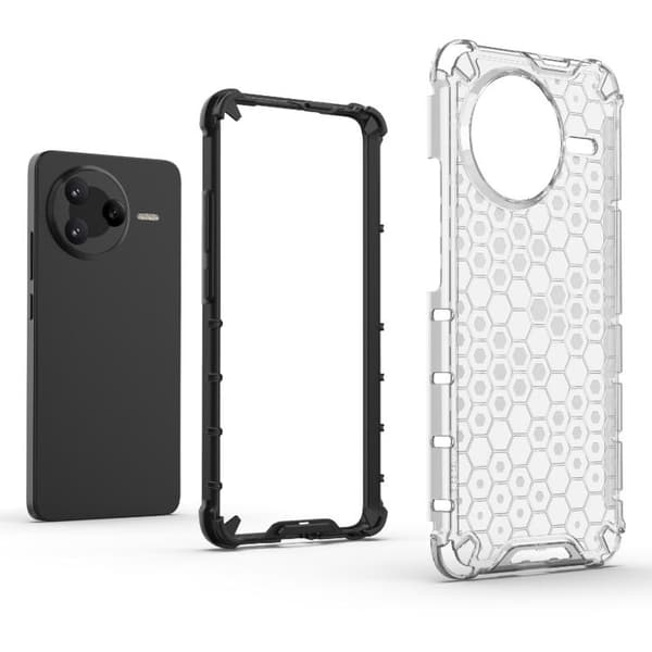 Redmi K80 / POCO F7 Pro - Honeycomb Stöttålig Mobilskal Blå