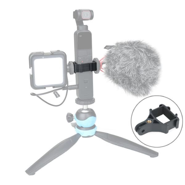 Bracket+Adapter RCSTQ för DJI Pocket 2 Expansionsadapterhållare Kamera Fast Anslutning Tillbehör