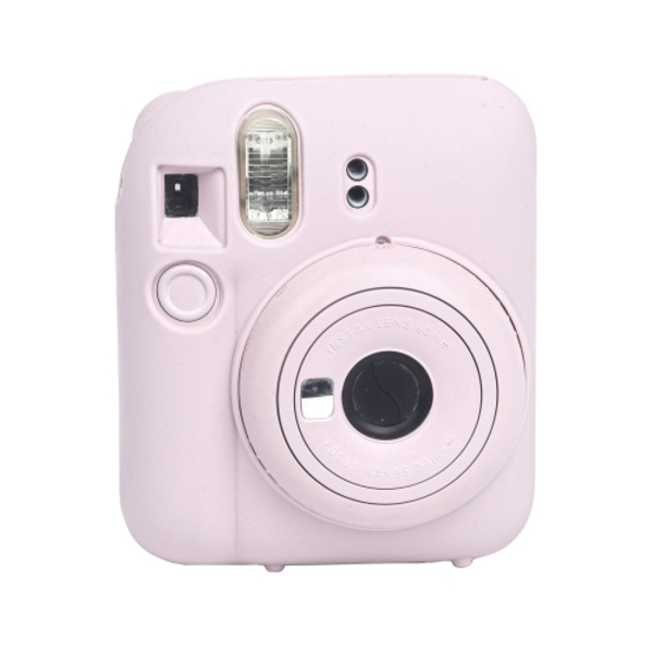 Mjukt silikonkameraskydd för FUJIFILM instax mini 12 Rosa