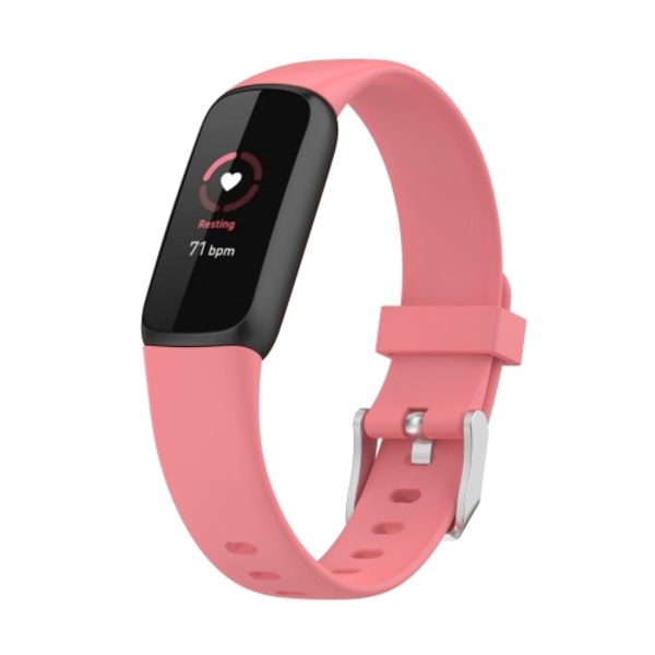 För Fitbit Luxe Silicone Watch Band Pink S