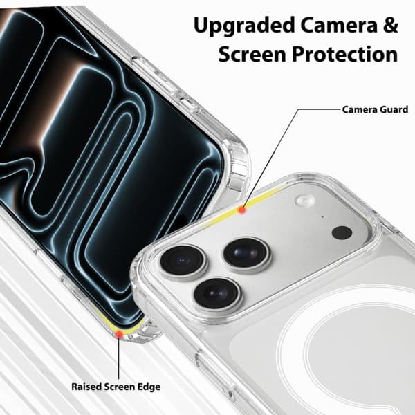 iPhone 18 Pro Max / iPhone 17 Pro Max Skal med Integrerad MagSafe och Kamerakontrollknapp