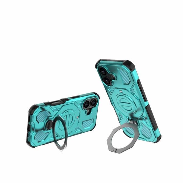 iPhone 17 Skal - Solid Färg med MagSafe Magnetisk TPU+PC Blå sjön