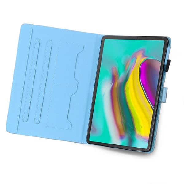 Samsung Galaxy Tab S5e 10.5 T720 Cartoon Läderfodral Blå