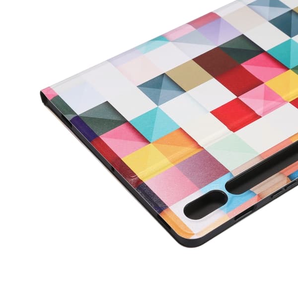 Samsung Galaxy Tab S8/S7 Smartfodral med målat pennfack Fantasy Cube