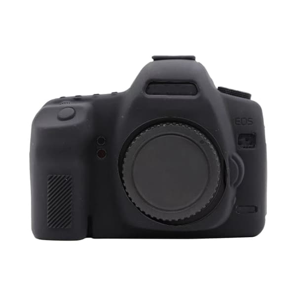 Mjukt silikonfodral för Canon EOS 5D Mark II Svart