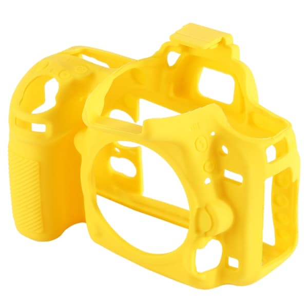 Mjukt silikonfodral för Nikon D750 Gul