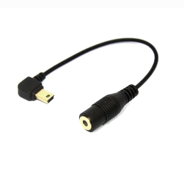 Armbåge 10-stifts Mini USB till 3,5 mm mikrofonadapterkabel för GoPro HERO4 /3+ /3, längd: 16,5 cm