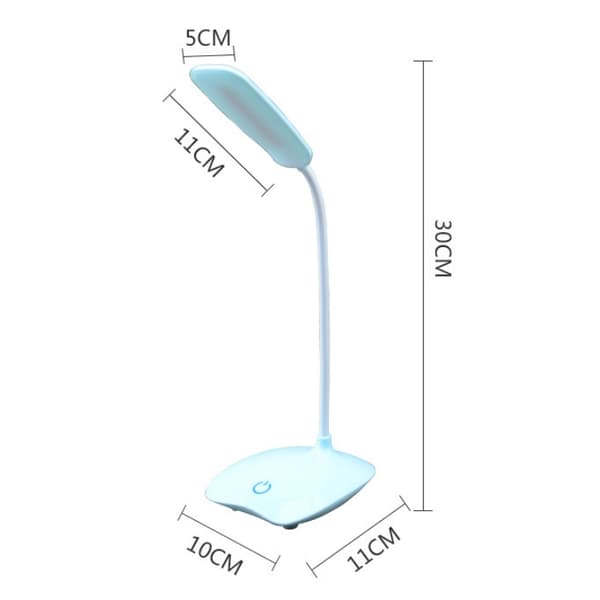 Ögonskydd Sovrum Sängbord LED Bordslampa (Vit)