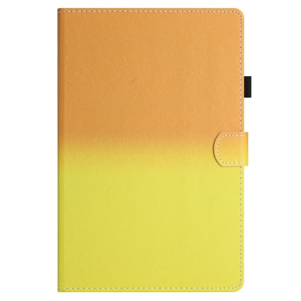 Samsung Galaxy Tab A8 2021 X205/X200 Gradient Läderfodral Orange Gul
