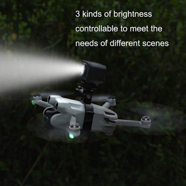Sunnylife MM3-GZ459 För DJI Mini 3 Pro GoPro10 Action Camera Mount Söklampa