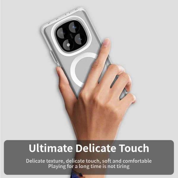 Redmi Note 14 Pro 4G - Candy MagSafe PC Hybrid TPU Mobilskal Vit