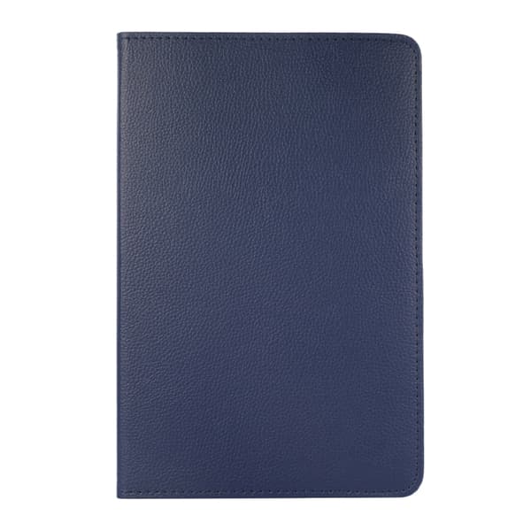 Samsung Galaxy Tab A9 / A11 360° Rotationsfodral i Litchi-textur Blå