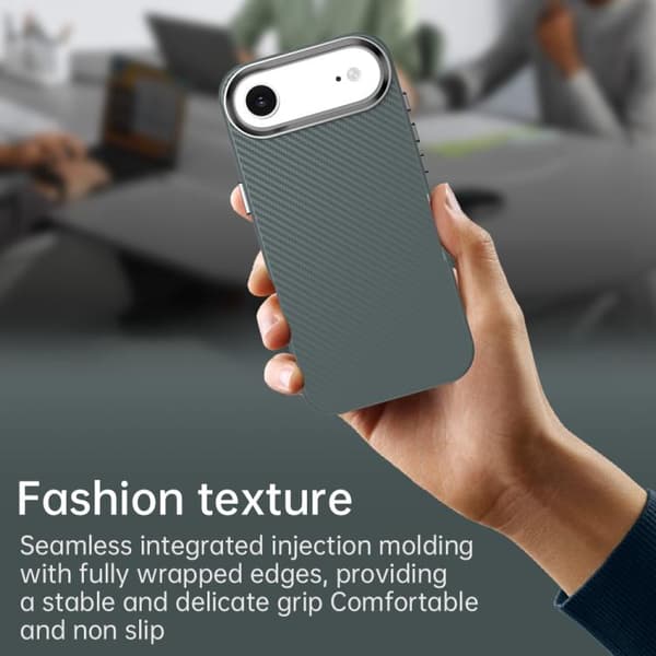 iPhone 17 Air Skal - Kolfiber Series IMD Grå