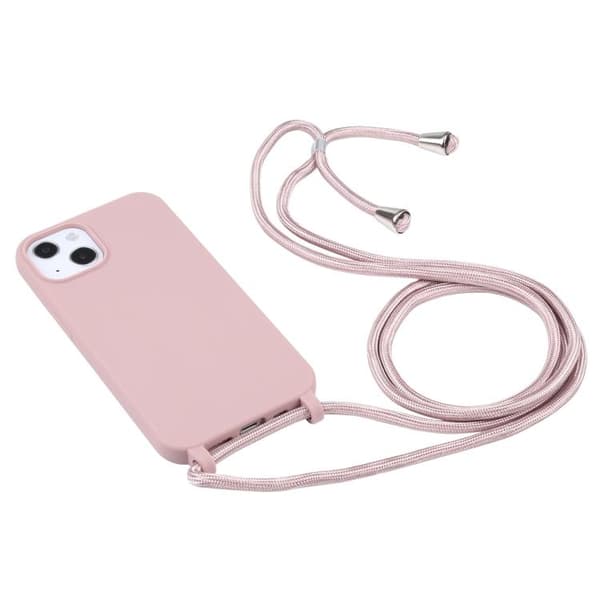 iPhone 18 Pro Max / iPhone 17 Pro Max Skal - Candyfärger med Lanyard Roséguld