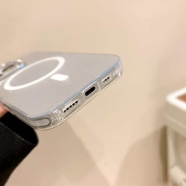iPhone 16 Pro Max Tinfoil Textur MagSafe PC Skal Purpur