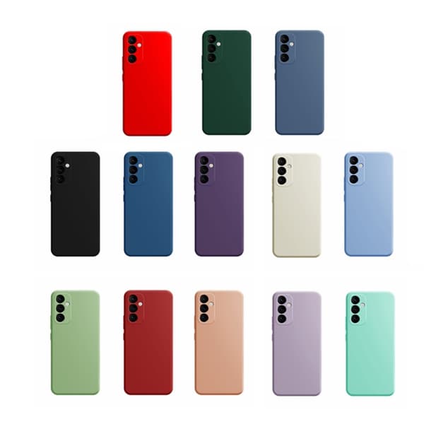 Samsung Galaxy A15 Skal i imitationssilikon Vit