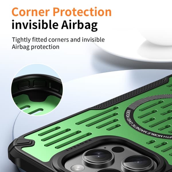 iPhone 16 Pro Ice Front Cooling MagSafe Magnetisk Skal Purpur