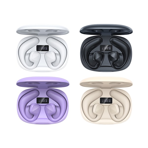 awei T67 Air Conduction TWS Bluetooth-hörlurar Svart