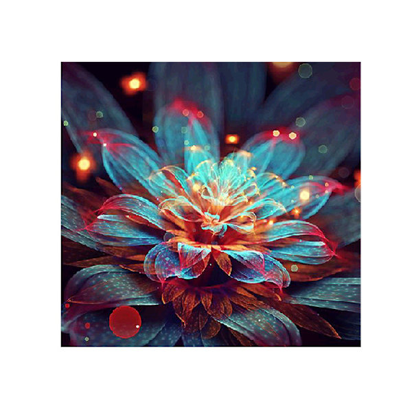 5D DIY Diamond painting - Blomma