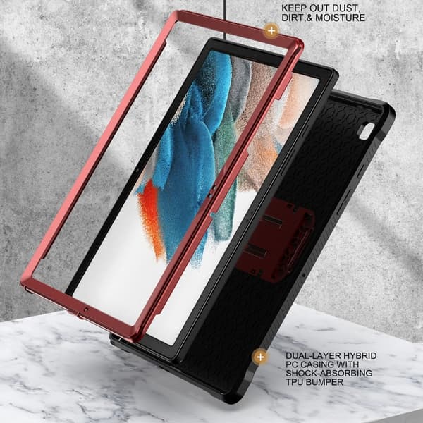 Samsung Galaxy Tab A8 10.5 (2021) skyddsfodral Röd