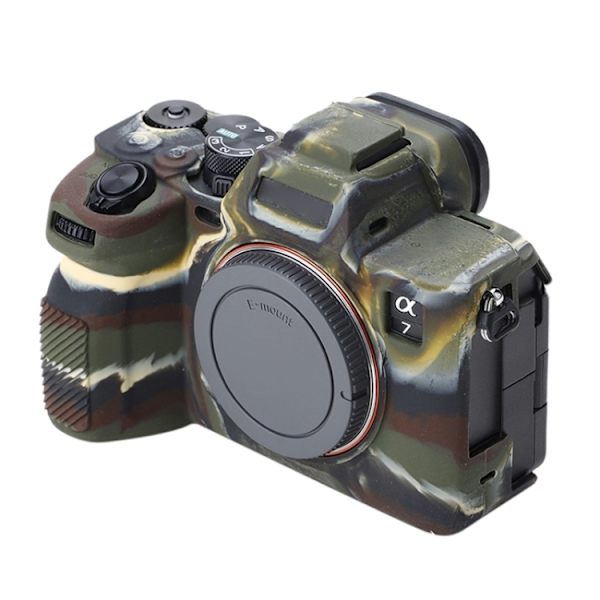 Mjukt silikonfodral för Sony A7 IV Kamouflage