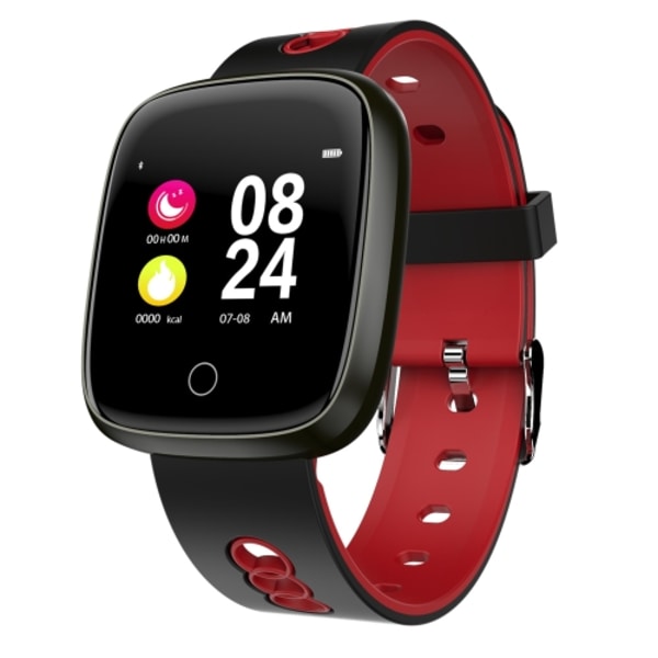 DK03 1,0 tum TFT färgskärm smart armband IP67 vattentät Röd