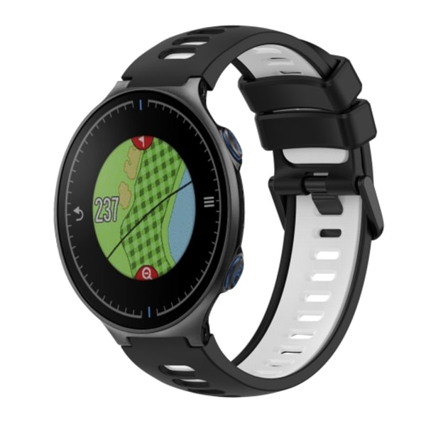 För Garmin Approach S5 Tvåfärgad watch Black-White