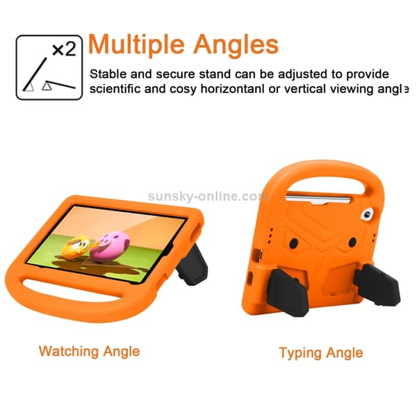 iPad mini 6 / mini 2024 Skal i Sparrow Stil av EVA Material för Barn - Stöttålig Tablet Case Orange