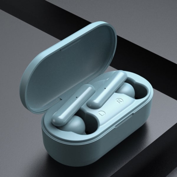 T10 Mini Touch Control Hifi TWS Trådlösa Bluetooth-hörlurar med mikrofon och laddningsbox Grön