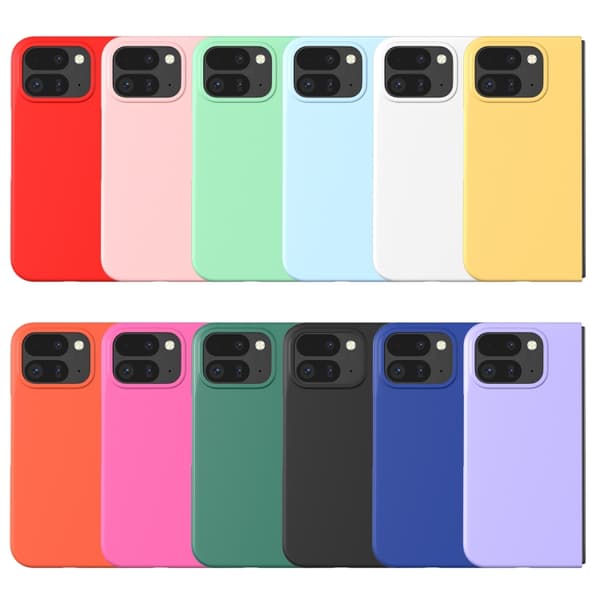 för Pixel 9 Pro Fold Skal - Slim och Skyddande PC Telefonfodral Rosa