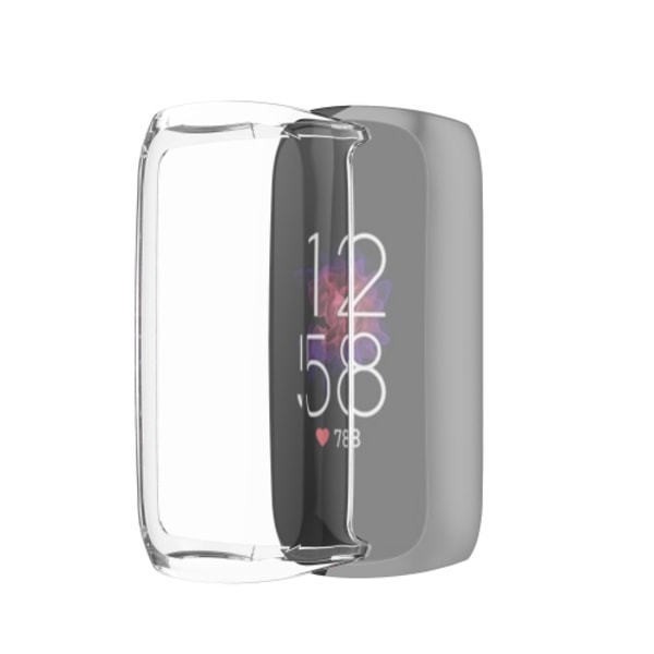 För Fitbit Luxe Full Coverage TPU galvanisering Case Transparent