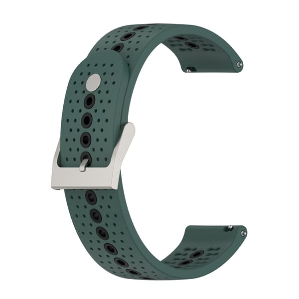 För Garmin Move 3 20mm watch Olive Green Black