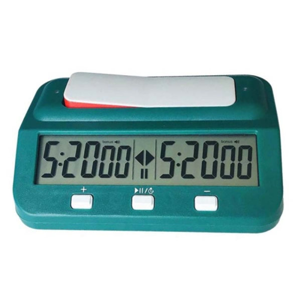 HQT101 Plast Schackklocka Go Schack Timer (Grön)
