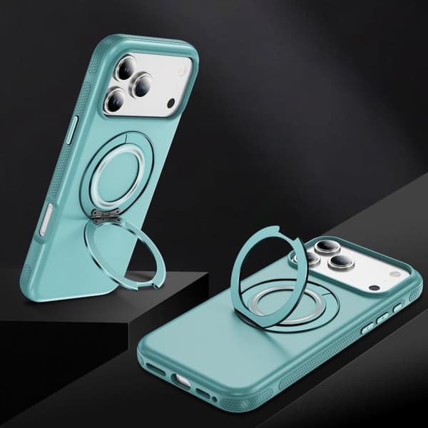 iPhone 18 Pro Max / iPhone 17 Pro Max Skal med C MagSafe Gear Holder Ljusblå
