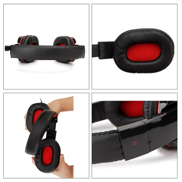 Soyto SY733MV Gaming-headset för PC Svart blå