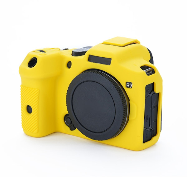 Mjukt silikonfodral för Canon EOS R7 Gul